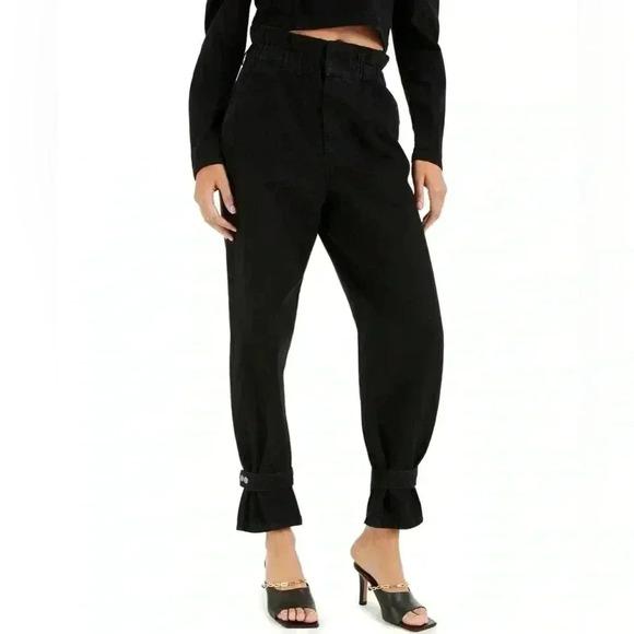 Acid-Washed Pair Of Paperbag Jeans By CULPOS X INC. - Picture 15 of 15